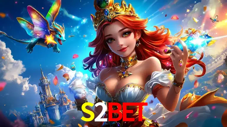 A princesa de um reino de fantasia mágico, com seu pequeno dragão, apresentando um mundo de prêmios encantados nos jogos de caça-níqueis do cassino S2BET.
